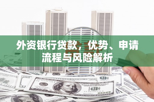 金湖外资银行贷款，优势、申请流程与风险解析