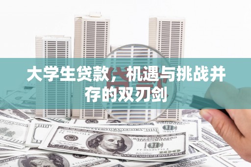 金湖大学生贷款，机遇与挑战并存的双刃剑