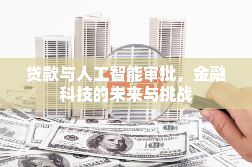 金湖贷款与人工智能审批，金融科技的未来与挑战