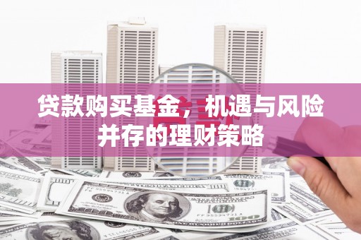 金湖贷款购买基金，机遇与风险并存的理财策略