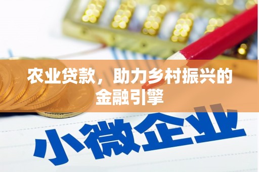 金湖农业贷款，助力乡村振兴的金融引擎