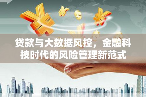 金湖贷款与大数据风控，金融科技时代的风险管理新范式