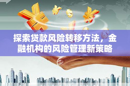金湖探索贷款风险转移方法，金融机构的风险管理新策略
