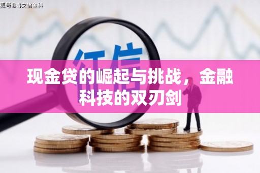 金湖现金贷的崛起与挑战，金融科技的双刃剑