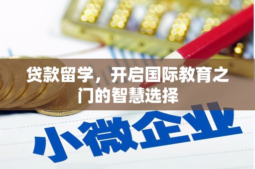 金湖贷款留学，开启国际教育之门的智慧选择