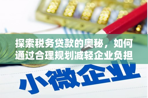 金湖探索税务贷款的奥秘，如何通过合理规划减轻企业负担