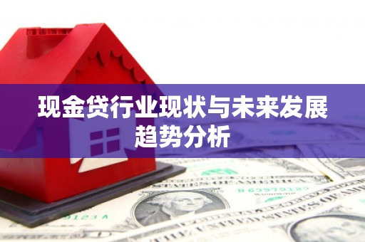 金湖现金贷行业现状与未来发展趋势分析
