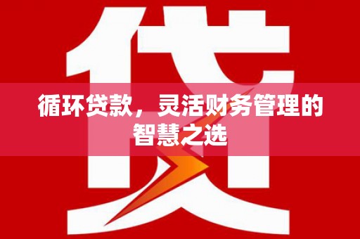 金湖循环贷款，灵活财务管理的智慧之选