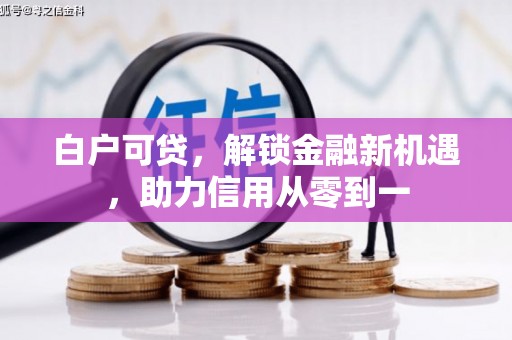 金湖白户可贷，解锁金融新机遇，助力信用从零到一