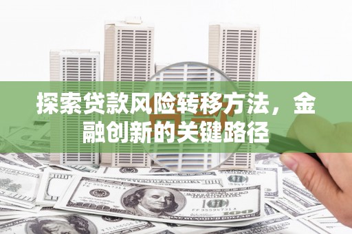 金湖探索贷款风险转移方法，金融创新的关键路径