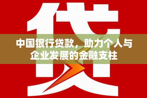 金湖中国银行贷款，助力个人与企业发展的金融支柱