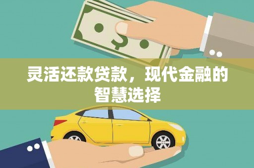 金湖灵活还款贷款，现代金融的智慧选择