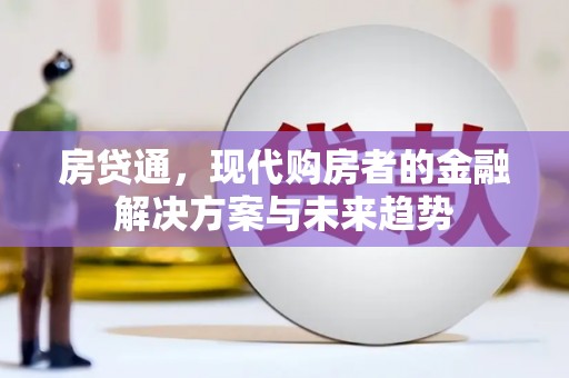 金湖房贷通，现代购房者的金融解决方案与未来趋势