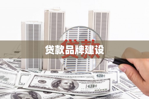 金湖贷款品牌建设