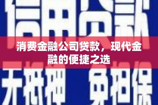 金湖消费金融公司贷款，现代金融的便捷之选