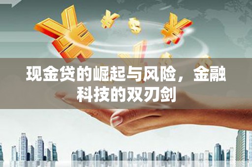 金湖现金贷的崛起与风险，金融科技的双刃剑
