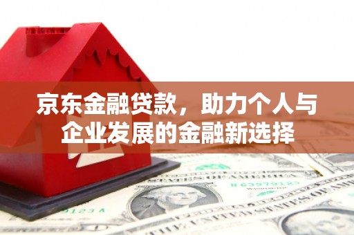 金湖京东金融贷款，助力个人与企业发展的金融新选择