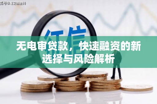 金湖无电审贷款，快速融资的新选择与风险解析