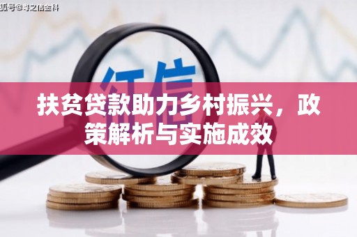 金湖扶贫贷款助力乡村振兴，政策解析与实施成效