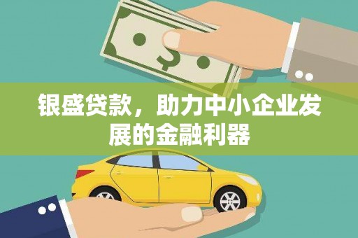 金湖银盛贷款，助力中小企业发展的金融利器