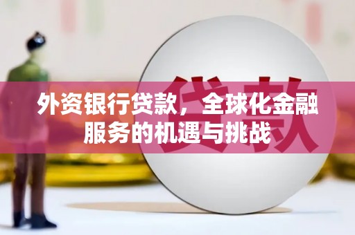 金湖外资银行贷款，全球化金融服务的机遇与挑战