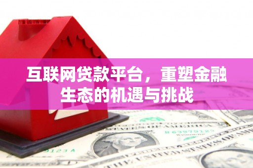 金湖互联网贷款平台，重塑金融生态的机遇与挑战