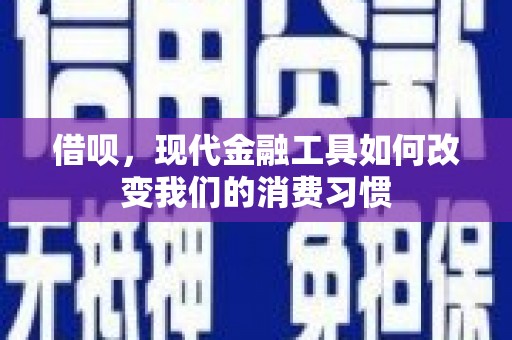 金湖借呗，现代金融工具如何改变我们的消费习惯