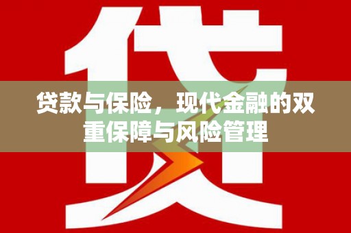 金湖贷款与保险，现代金融的双重保障与风险管理