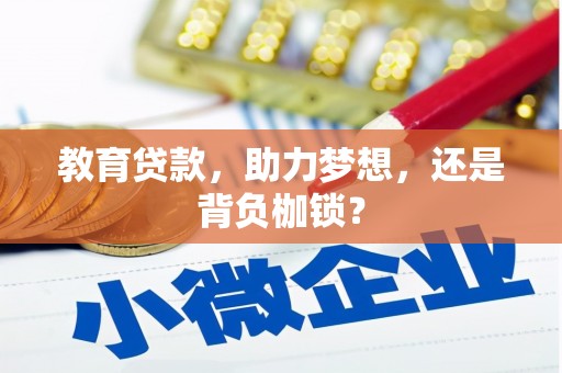 金湖教育贷款，助力梦想，还是背负枷锁？