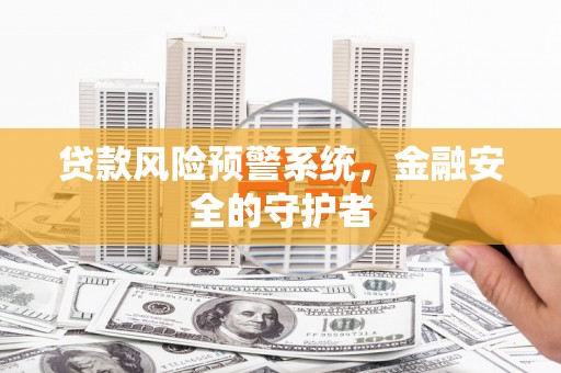 金湖贷款风险预警系统，金融安全的守护者