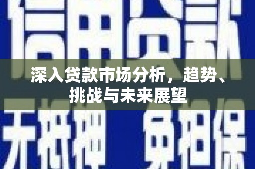 金湖深入贷款市场分析，趋势、挑战与未来展望