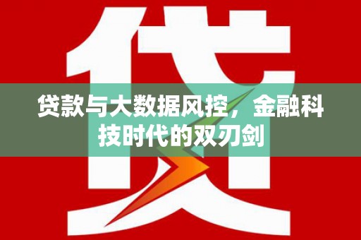 金湖贷款与大数据风控，金融科技时代的双刃剑