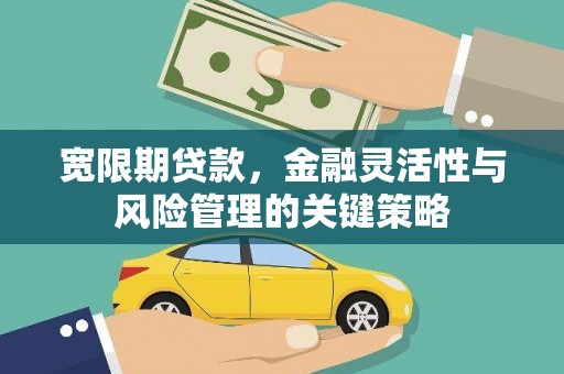 金湖宽限期贷款，金融灵活性与风险管理的关键策略