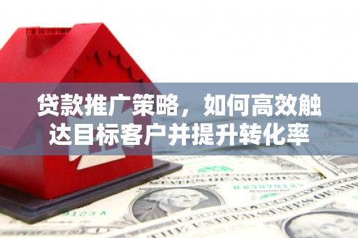 金湖贷款推广策略，如何高效触达目标客户并提升转化率
