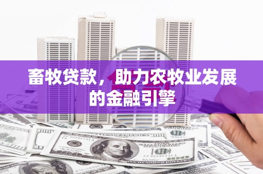 金湖畜牧贷款，助力农牧业发展的金融引擎