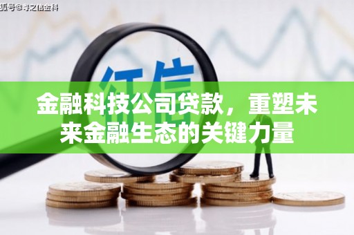 金湖金融科技公司贷款，重塑未来金融生态的关键力量