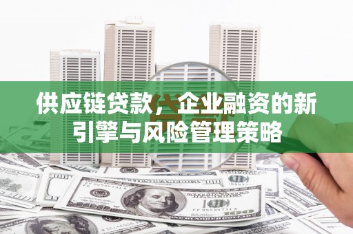 金湖供应链贷款，企业融资的新引擎与风险管理策略