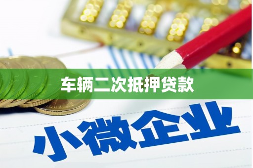 金湖车辆二次抵押贷款
