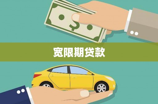 金湖宽限期贷款