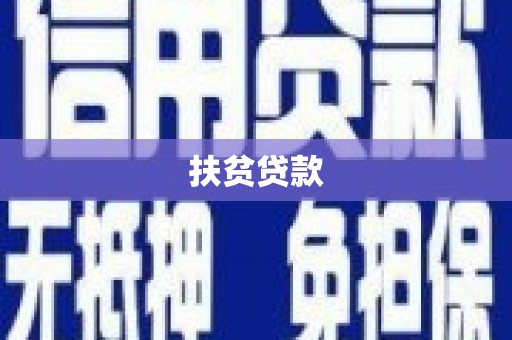 金湖扶贫贷款