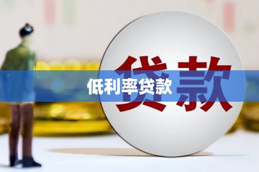 金湖低利率贷款