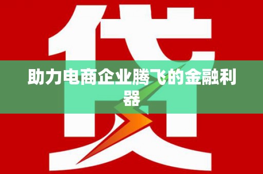 金湖助力电商企业腾飞的金融利器