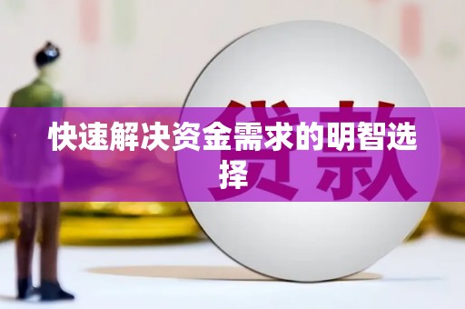 金湖快速解决资金需求的明智选择
