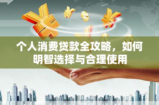 金湖个人消费贷款全攻略，如何明智选择与合理使用