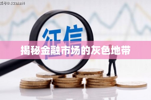 金湖揭秘金融市场的灰色地带