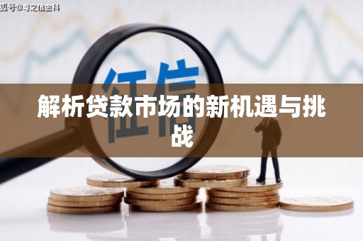 金湖解析贷款市场的新机遇与挑战