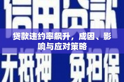 金湖贷款违约率飙升，成因、影响与应对策略